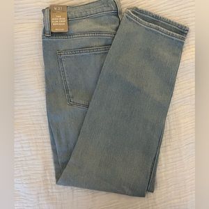 NWT High Rise Slim Crop Boyjean